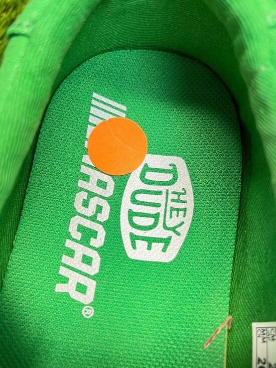 Hey Dude Wally Nascar Dale Earnhardt Jr Mens Size 8 Green Athletic Slip On Shoes main image 6